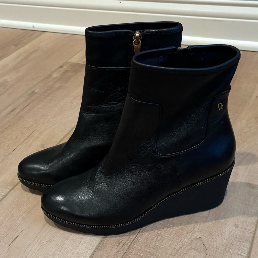 Donna Karan Ivira Wedge Bootie